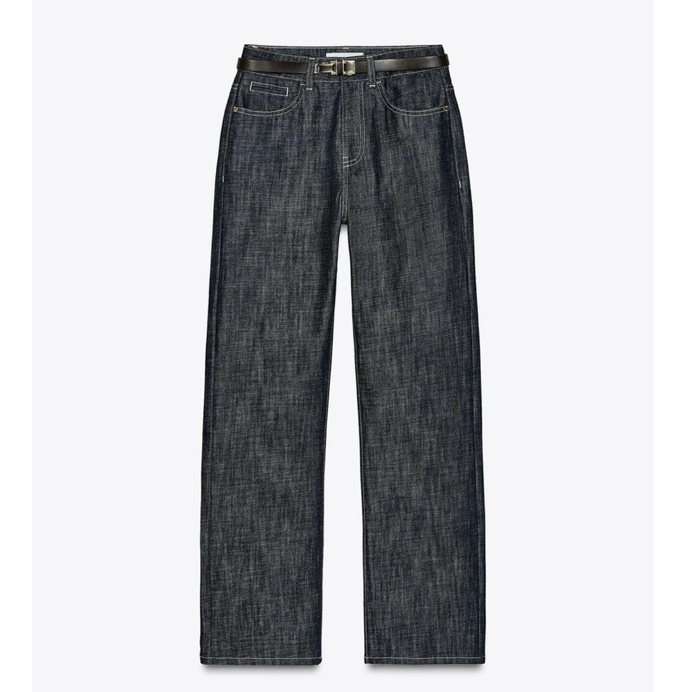 Zara HIGH WAISTED - STRAIGHT LEG - SLIM FIT size 2
